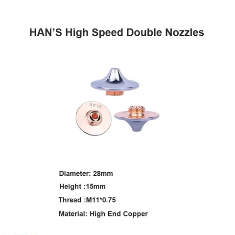 Bicos duplos de alta velocidade HAN'S