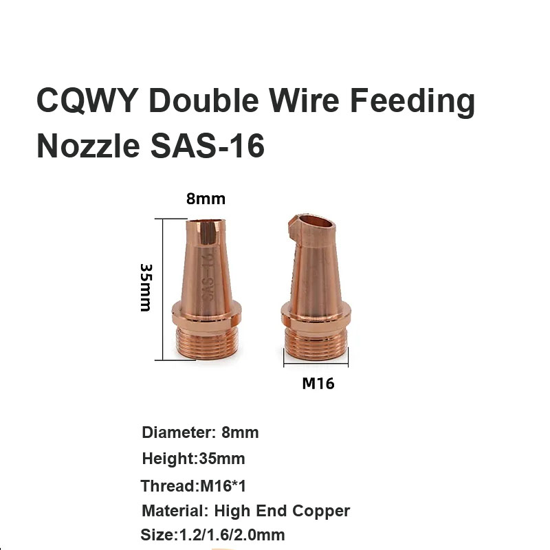 Bocal de alimentação de fio duplo CQWY SAS-16