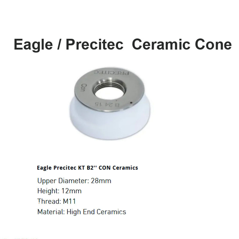 Cone Cerâmico Eagle/ Precitec D28 mm A12mm