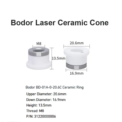 Cone Cerâmico Laser Bodor D20,6mm H13,5mm