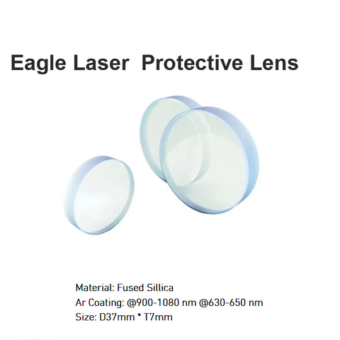 Lente protetora laser Eagle D37 * T7mm