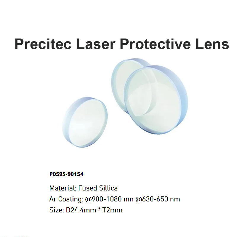 Lente protetora a laser Precitec D24.4*T2mm 
