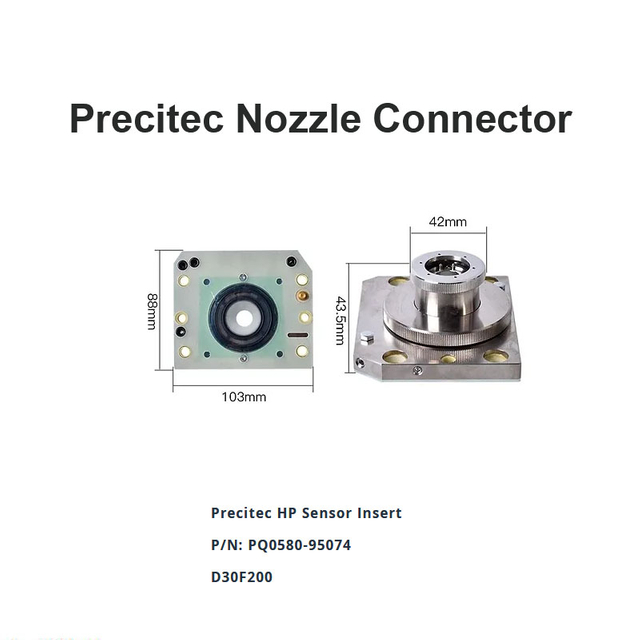 Inserção do sensor Precitec HP D30 F200