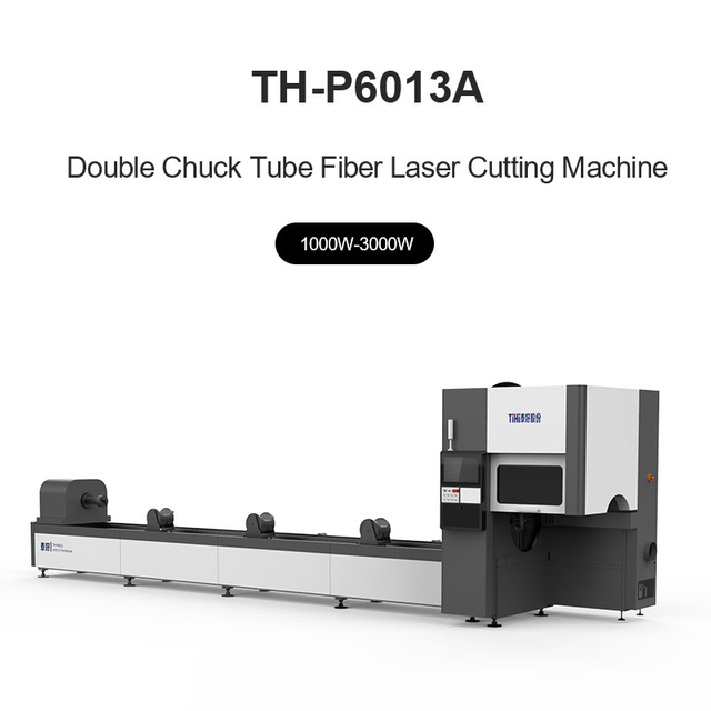 Máquina de corte a laser de fibra de tubo duplo mandril TH-P6013A/TH-P6016A/TH-P6022A/TH-P6035A/TH-P7013A/TH-P9035A/TH-P9060A