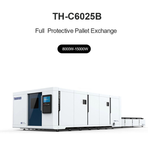Máquina de corte a laser de fibra de troca dupla paralela de média potência