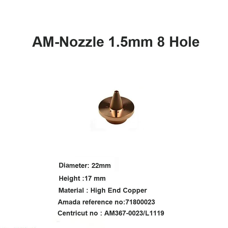 Bico AM 1,5 mm 8 furos