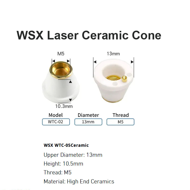 Cone Cerâmico Laser WSX D13mm