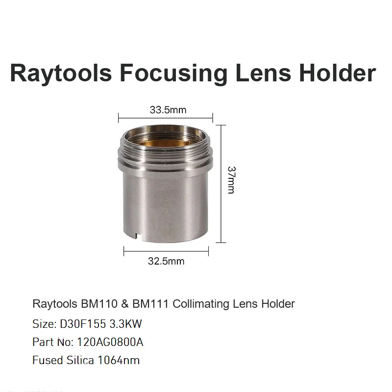 Suporte de lente de colimação Raytools BM110 e BM111 D30 F155 3.3KW