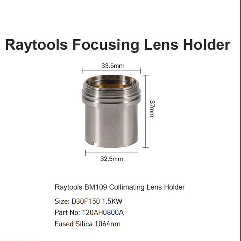 Suporte de lente de colimação Raytools BM109 D30 F150 1.5KW