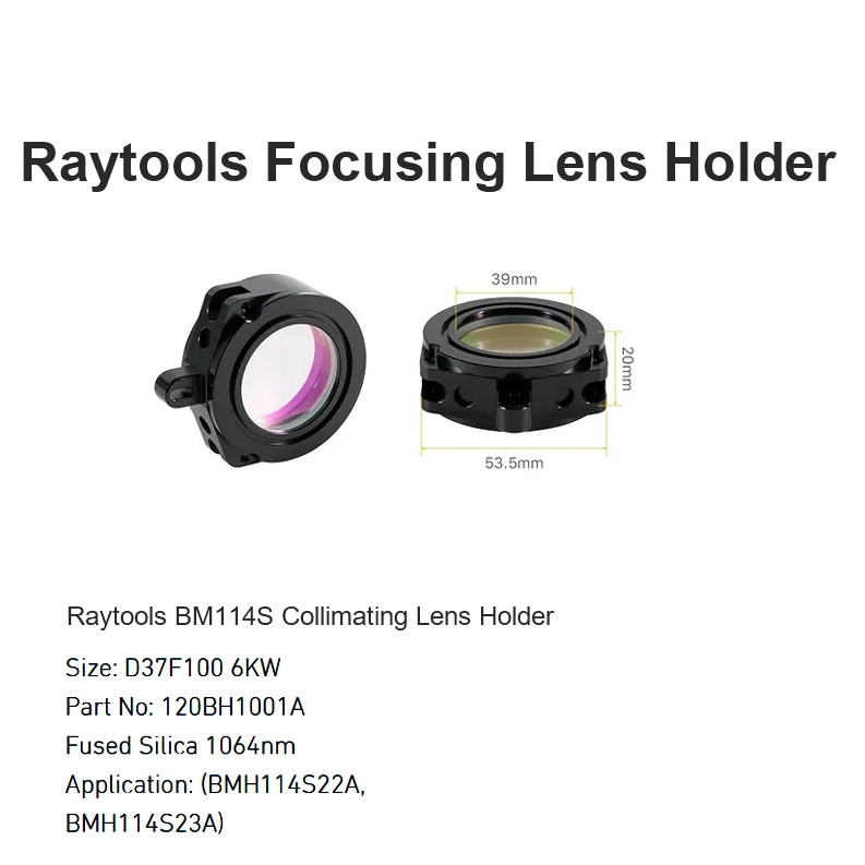Suporte de lente de colimação Raytools BM114S D37 F100 6KW 
