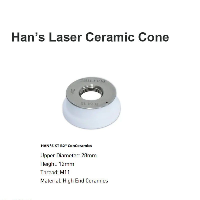 Cone Cerâmico Laser Han's D28mm H12mm