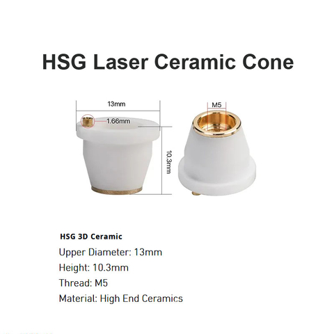 Cone Cerâmico Laser HSG D13mm H10.3mm