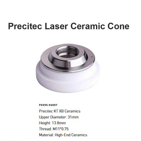 Cone Cerâmico Laser Precitec D31 H13,8mm 