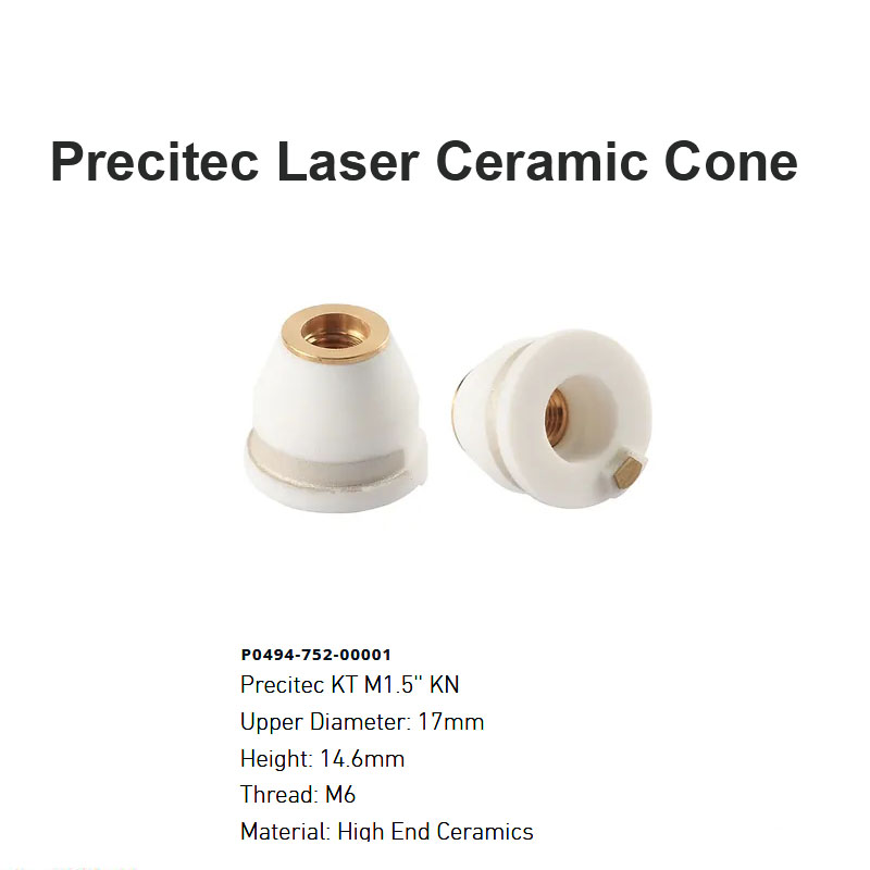 Cone Cerâmico Laser Precitec D17mm H14.6mm 