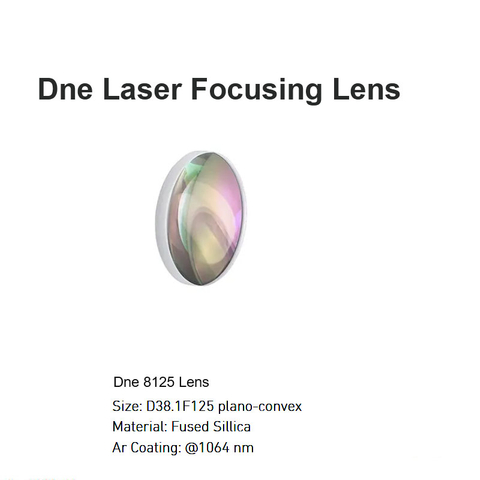 Lente de foco a laser Dne D38.1 F125 