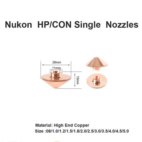Bicos simples Nukon HP/CON