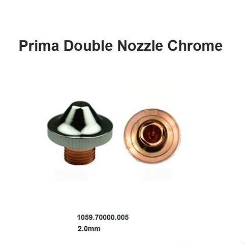 Prima Bico Duplo Cromado 2.0mm