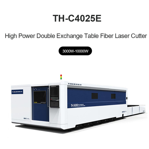 Máquina de corte a laser de fibra de troca dupla de alta potência 