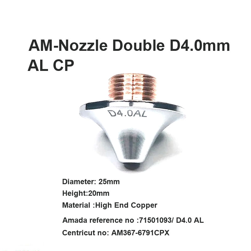 Bico AM Duplo D4.0 MM AL CP