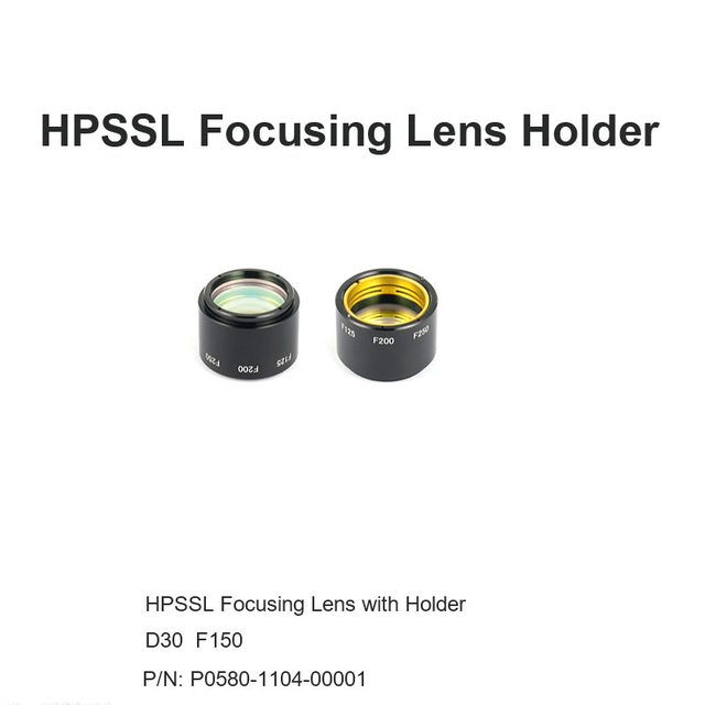 Suporte de lente de foco HPSSL D30 F150