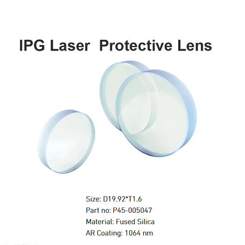 Lente protetora a laser IPG D19.92* T1.6mm