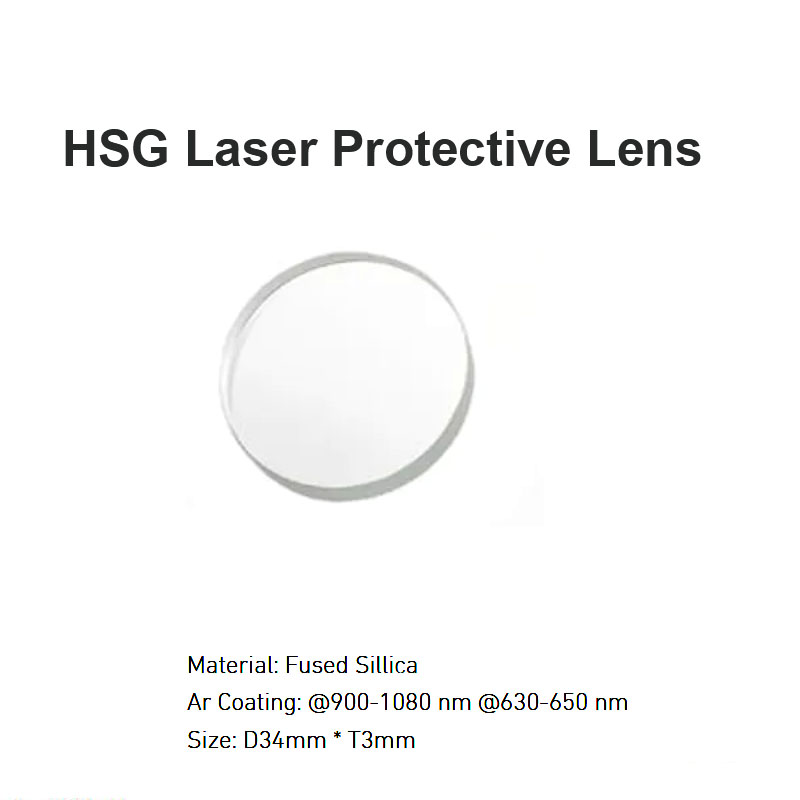 Lente protetora a laser HSG D34 *T3mm