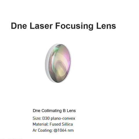 Lente de foco a laser Dne D30 Plano-convexa