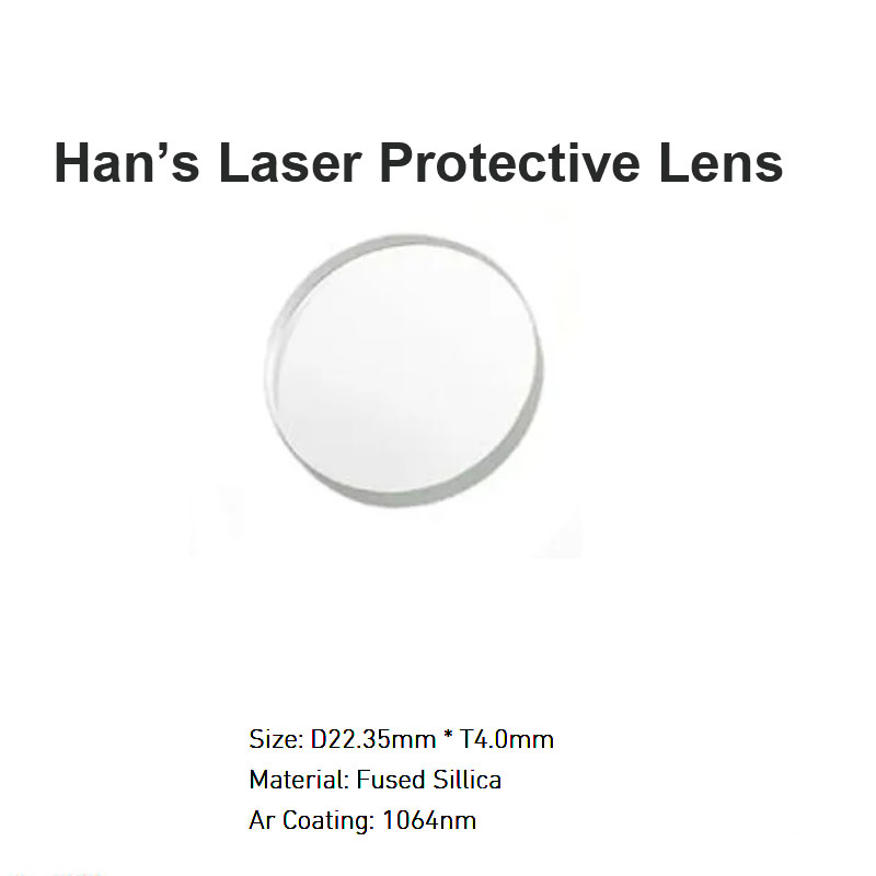 Lente de proteção a laser de Han D22.35 *T4.0mm