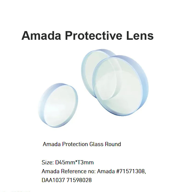 Lente protetora Amada Laser Redonda D45*T3mm