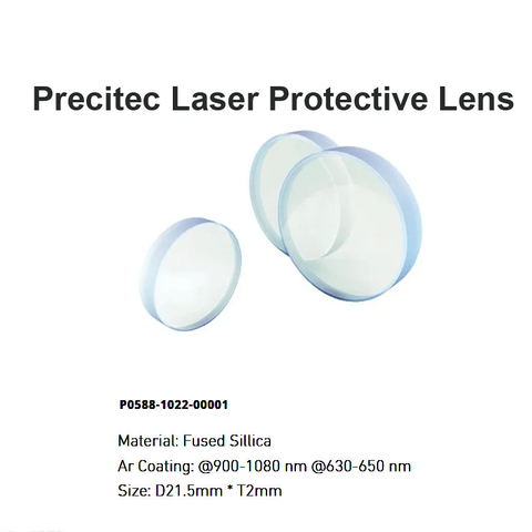 Lente protetora a laser Precitec D21,5mm *T2mm