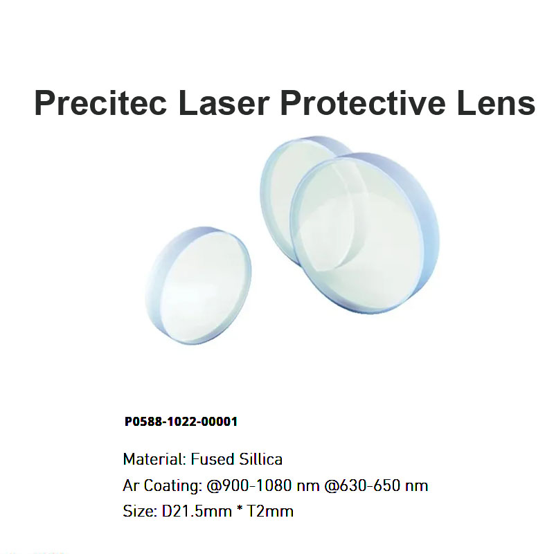 Lente protetora a laser Precitec D21,5mm *T2mm
