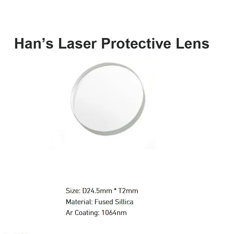 Lente protetora a laser Han's 24,5 *T2 mm