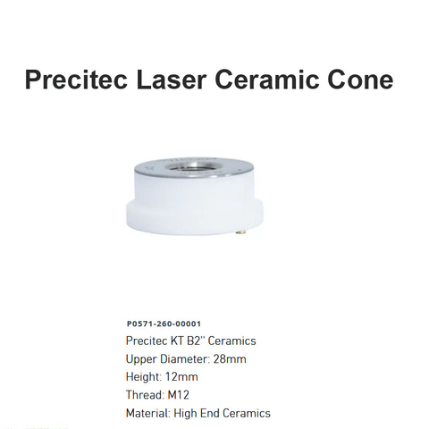 Cone Cerâmico Laser Precitec D28mm H12mm M12