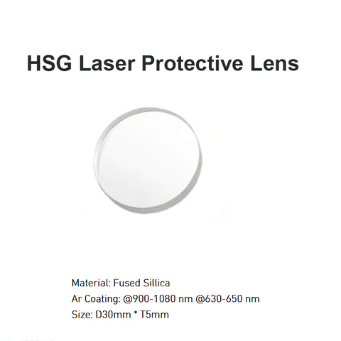 Lente protetora a laser HSG D30*T5mm