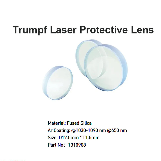 Lente protetora a laser Trumpf D12.5 * T1.5mm