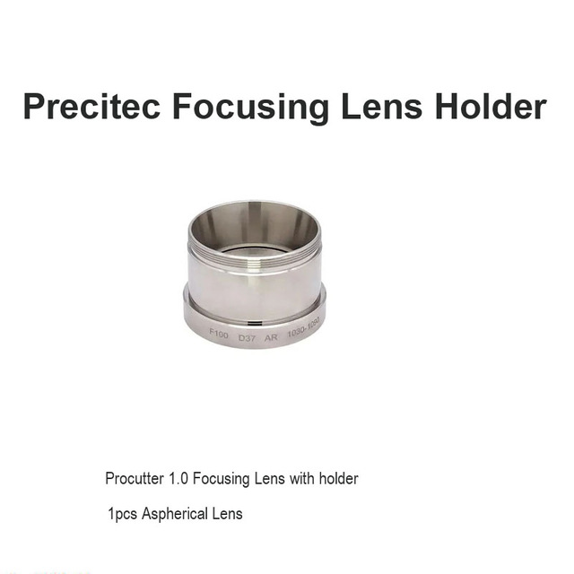 Lente de foco Precitec Procutter 1.0 com suporte D37 F100 12000 ~ 15000w