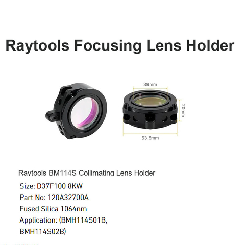 Suporte de lente de colimação Raytools BM114S D37 F100 8KW