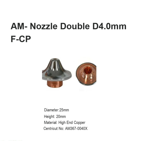 Bico AM Duplo D4.0mm F CP