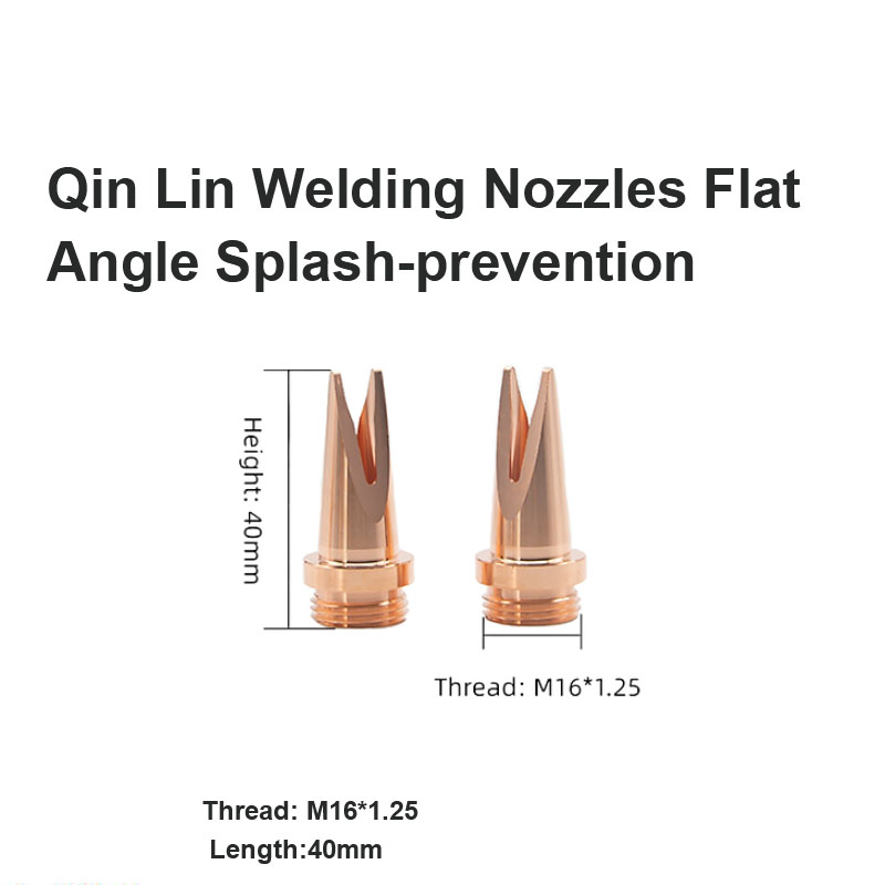 Bicos de soldagem Qin Lin Prevenção de respingos de ângulo plano