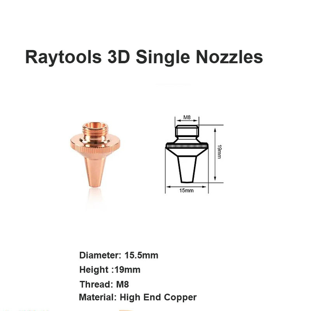 Bicos únicos 3D Raytools 