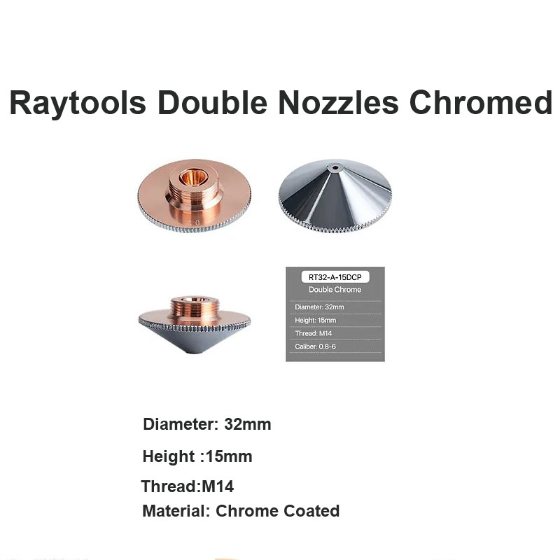 Bicos duplos Raytools cromados