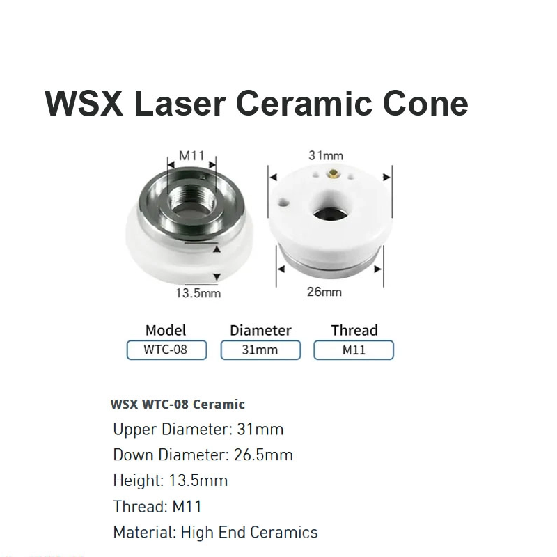 Cone Cerâmico Laser WSX D31mm