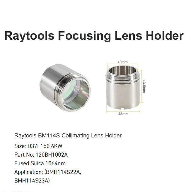 Suporte de lente de colimação Raytools BM114S D37 F150 6KW