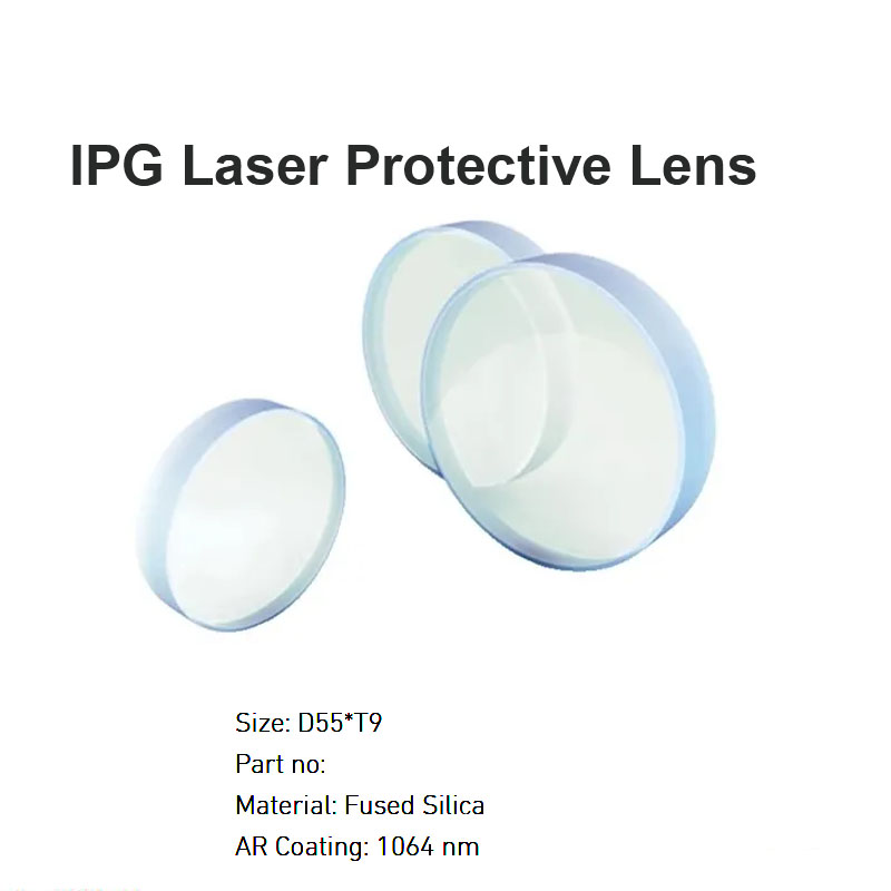 Lente protetora a laser IPG D55 * T9mm 