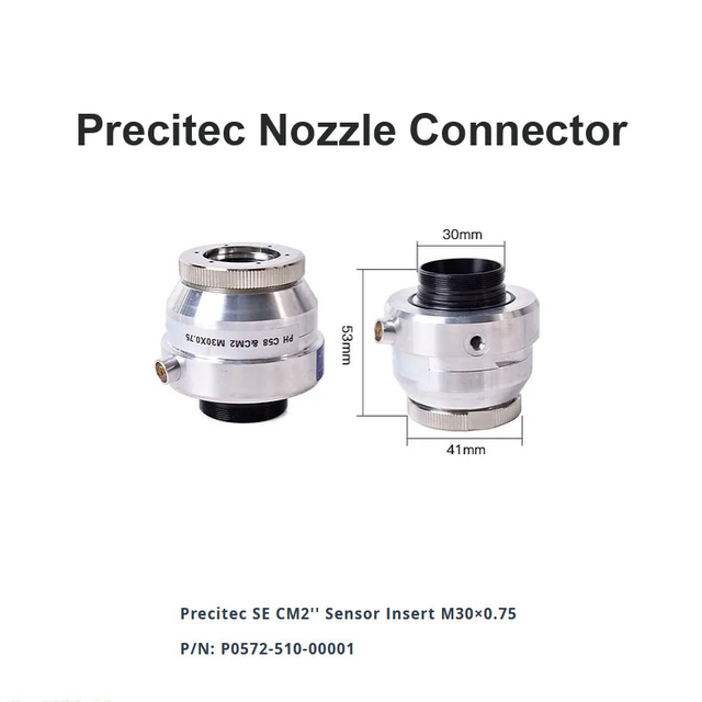 Conector de bocal Precitec SE CM2 Inserção do sensor 