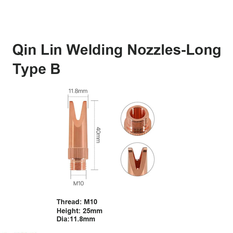 Bicos de soldagem Qin Lin - longos tipo B