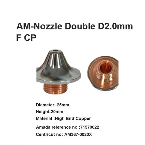 Bico AM Duplo D2.0mm F CP