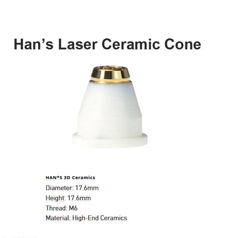 Cone Cerâmico Laser Han's D17,6 mm H17,6mm