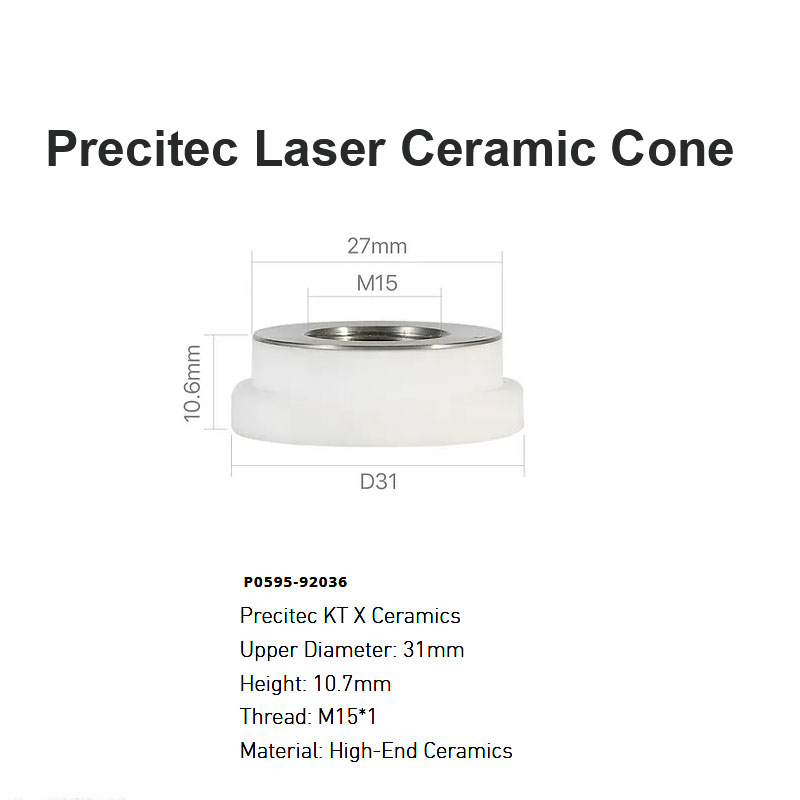 Cone Cerâmico Laser Precitec D31mm H10.7mm