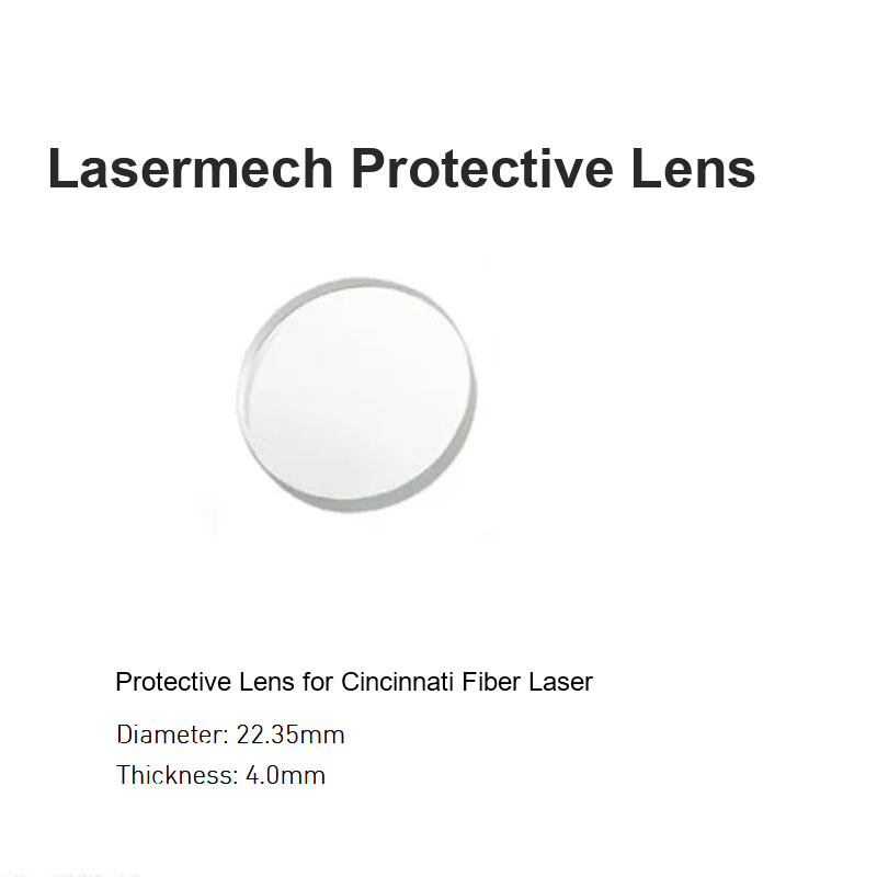  Lente protetora Lasermech (para laser de fibra de Cincinnati) D22.35